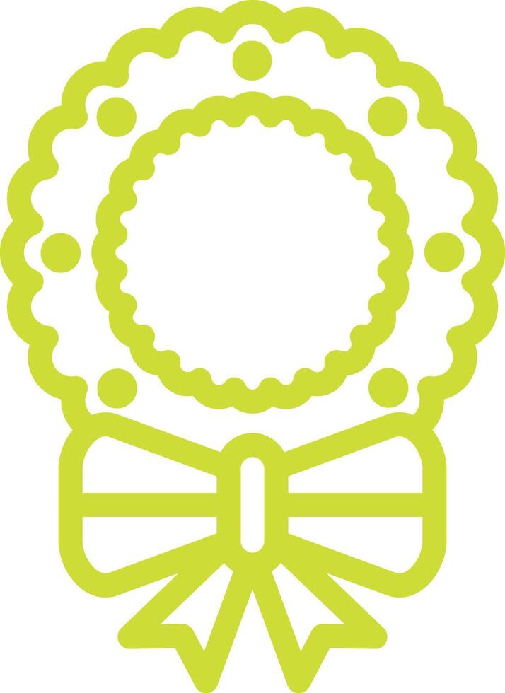 Wreath Icon Design Illustration vector