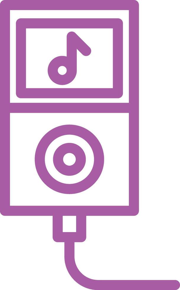 Quaver Icon Design Illustration vector