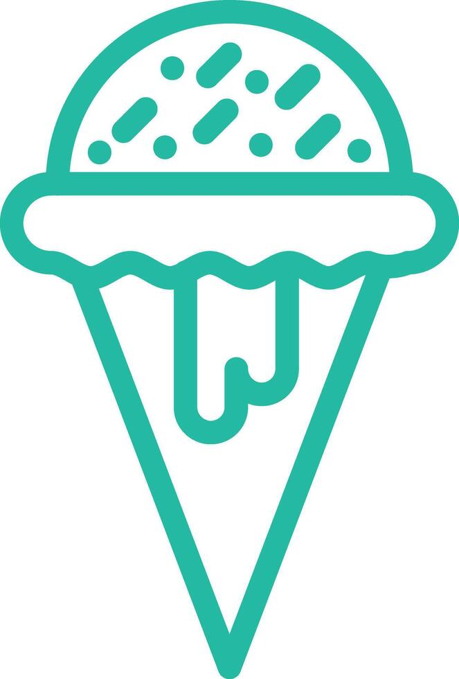 Ice cream Icon Design Illustration vector