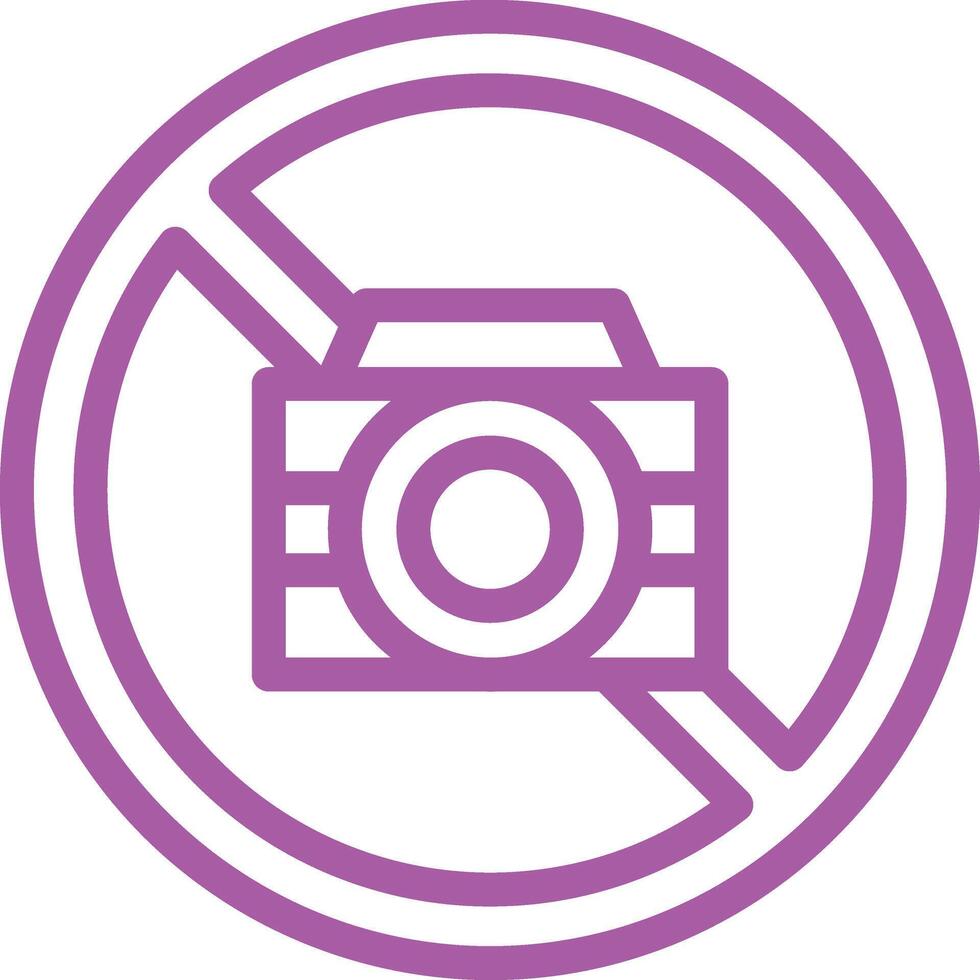 No Camera Icon Design Illustration vector