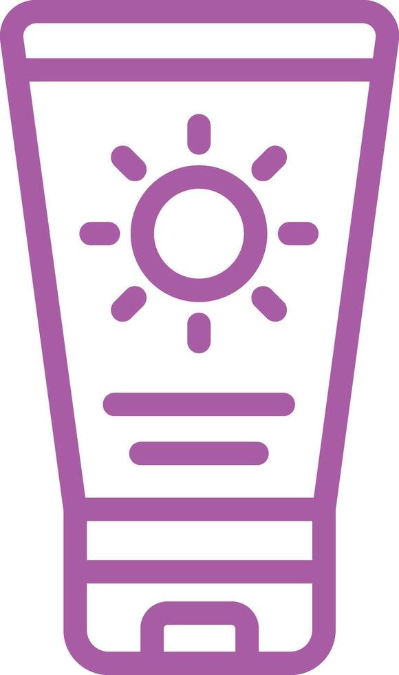Suncream Icon Design Illustration vector