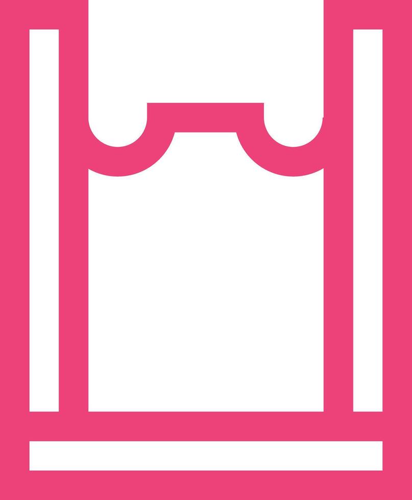 Plastic Bag Icon Design Illustration vector