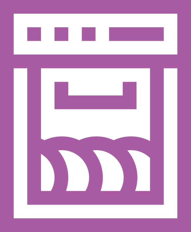 Dishwashing Icon Design Illustration vector