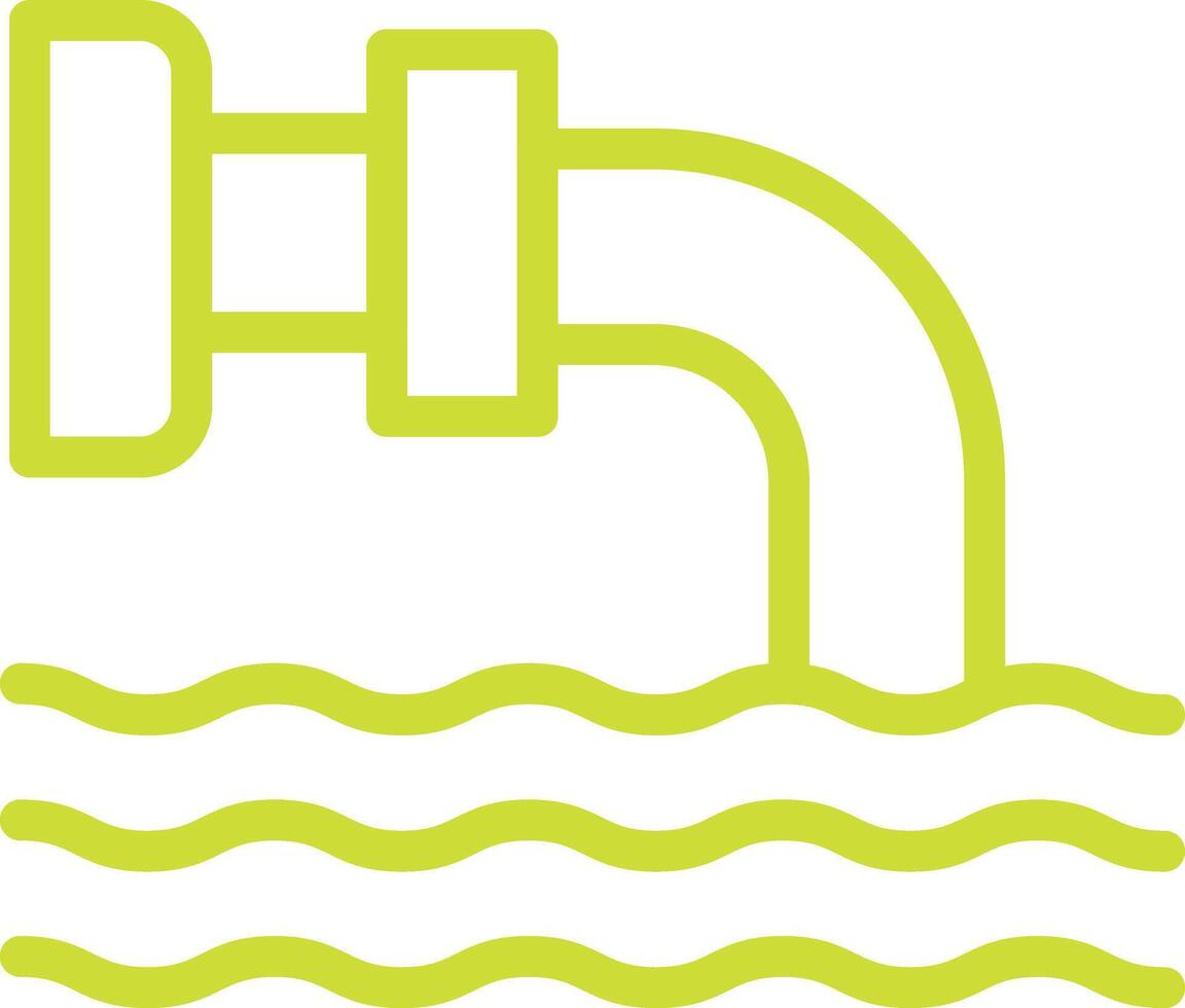 Drainage Icon Design Illustration vector