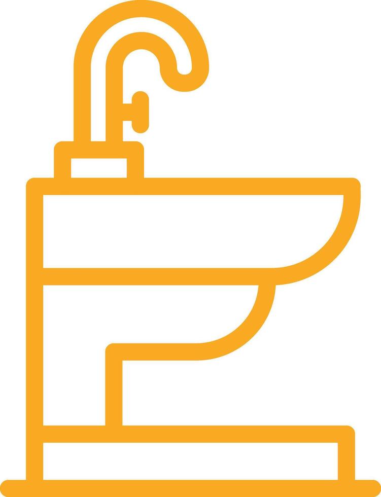 Bidet Icon Design Illustration vector