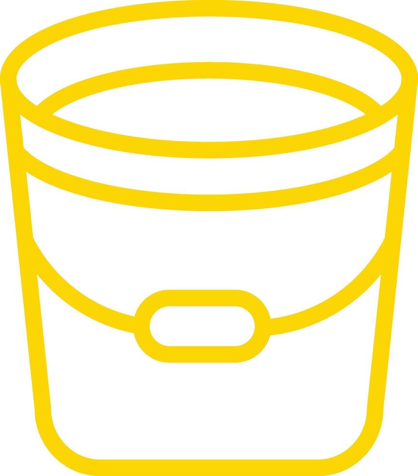 Bucket Icon Design Illustration vector