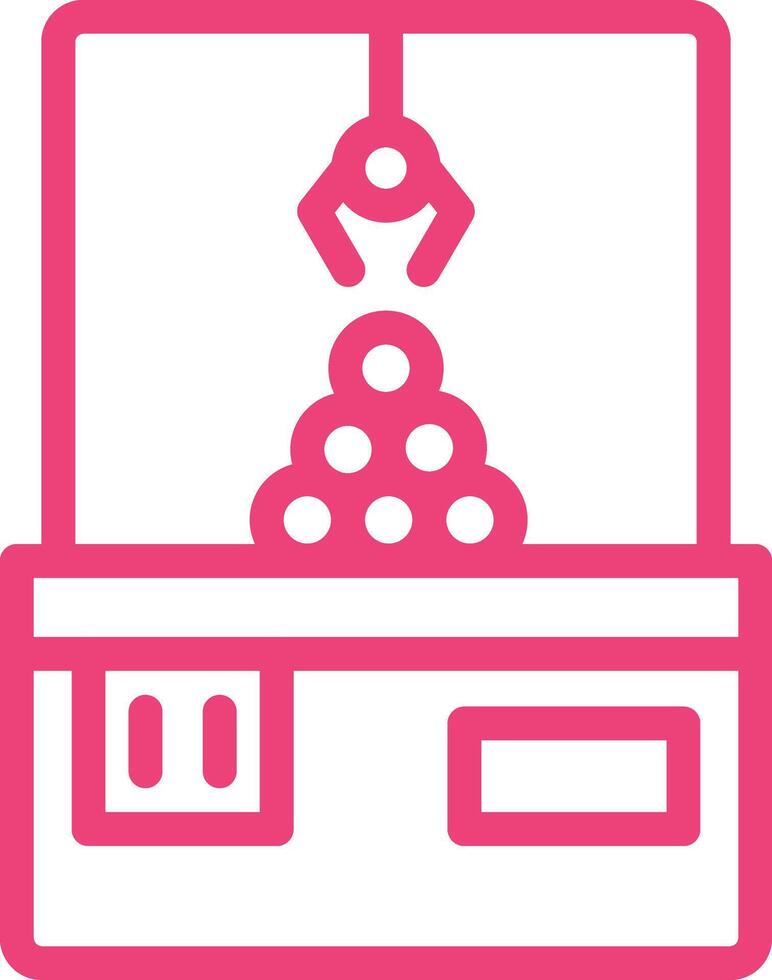 Claw Machine Icon Design Illustration vector