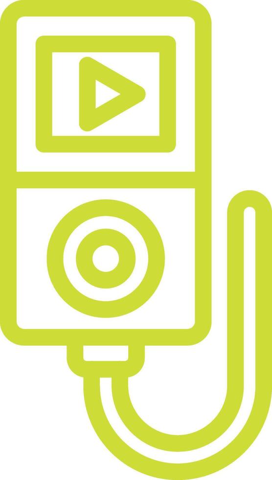 Music Player Icon Design Illustration vector