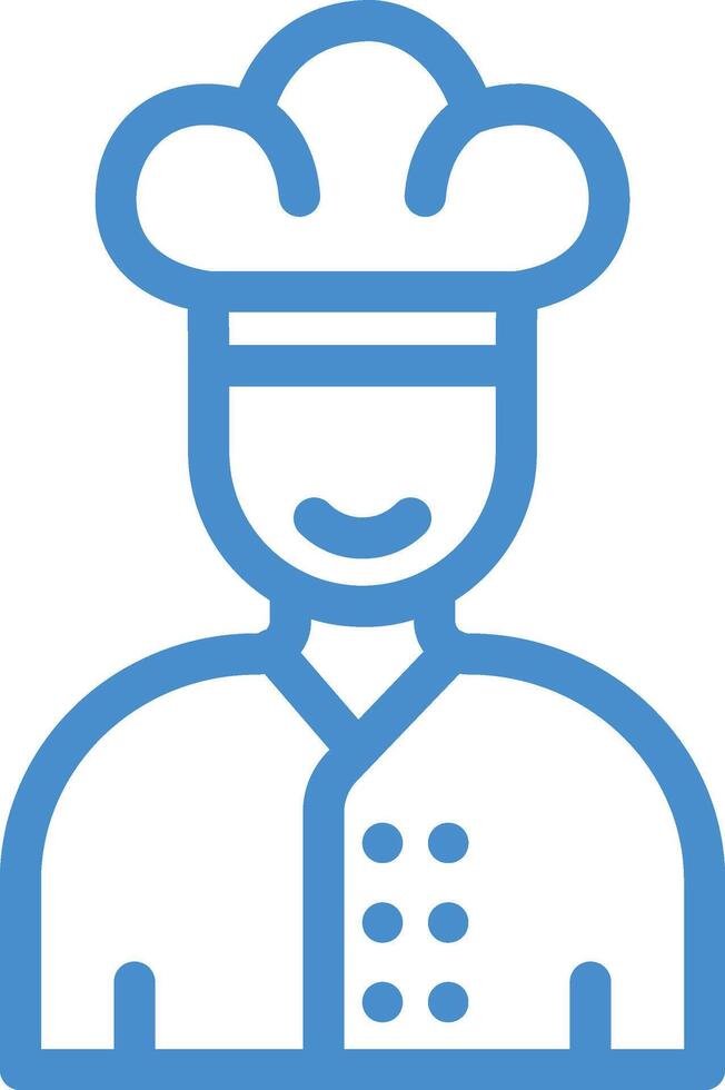 Chef Icon Design Illustration vector