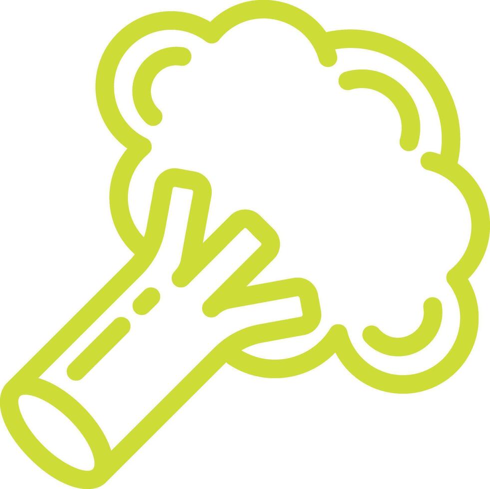 Broccoli Icon Design Illustration vector