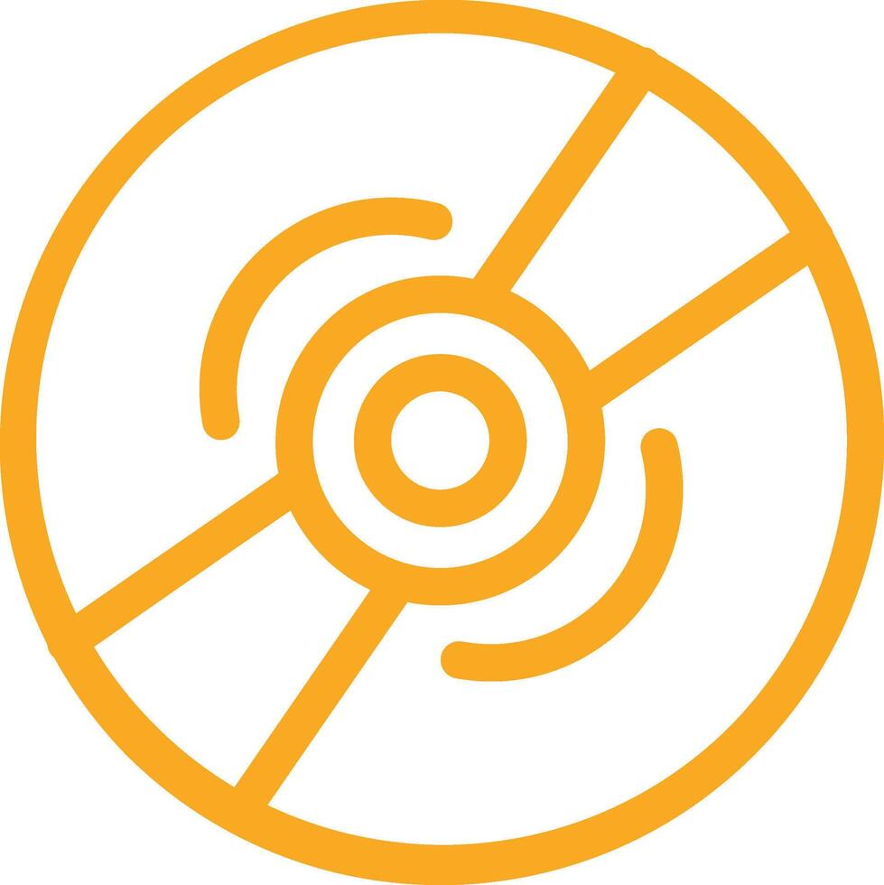Compact Disk Icon Design Illustration vector