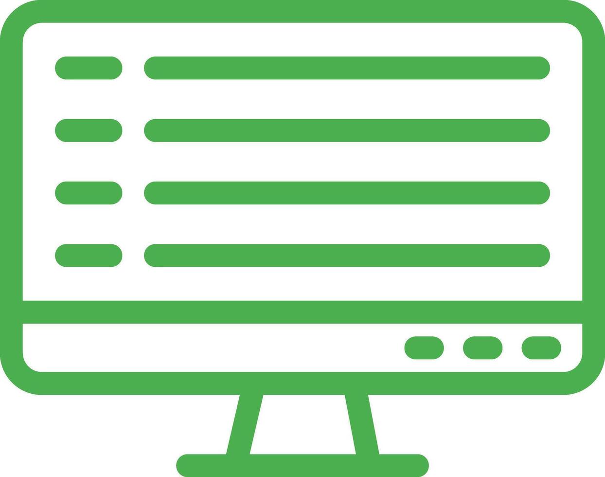 Computer Icon Design Illustration vector