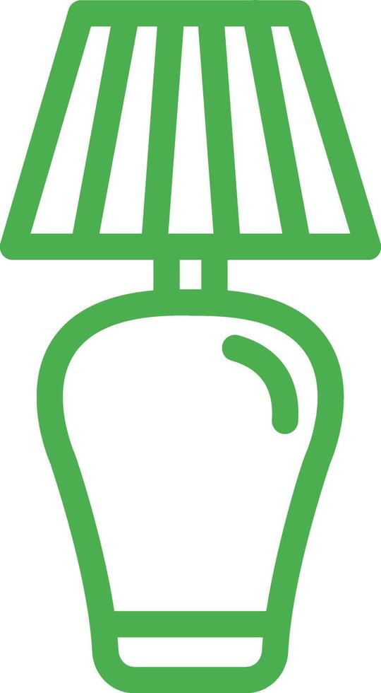 Table Lamp Icon Design Illustration vector