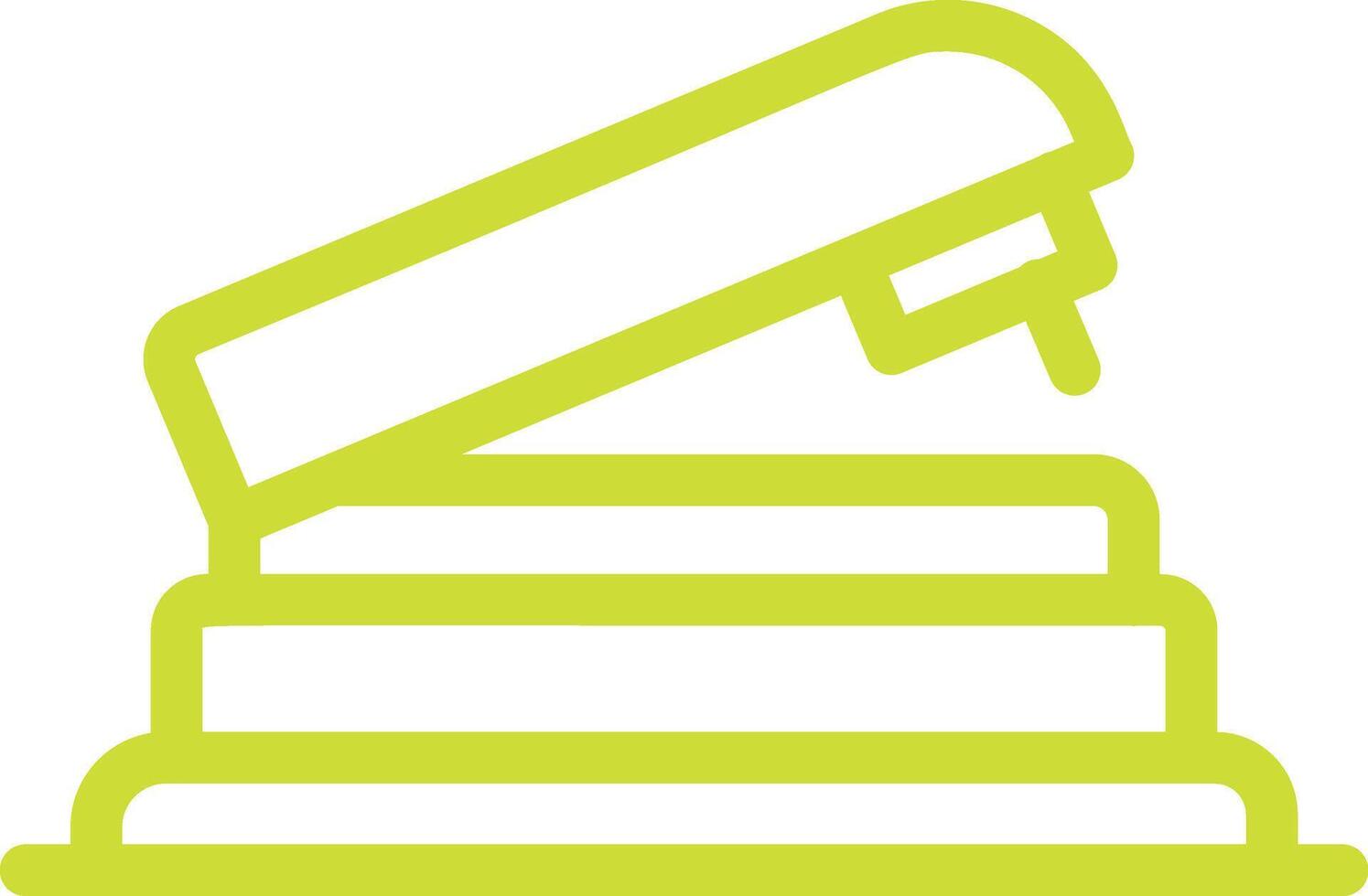 Stapler Remover Icon Design Illustration vector