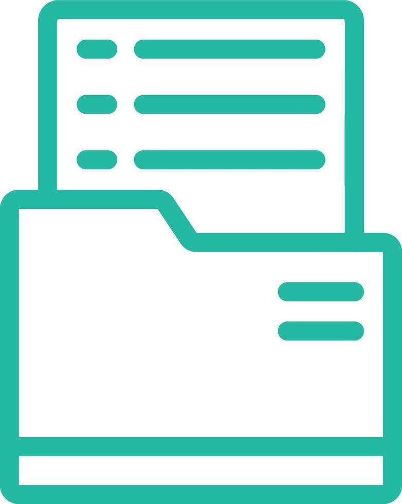 Dossier Icon Design Illustration vector