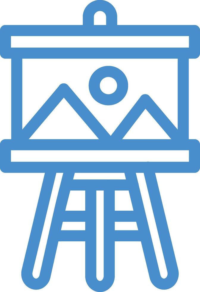 Painting Board Icon Design Illustration vector