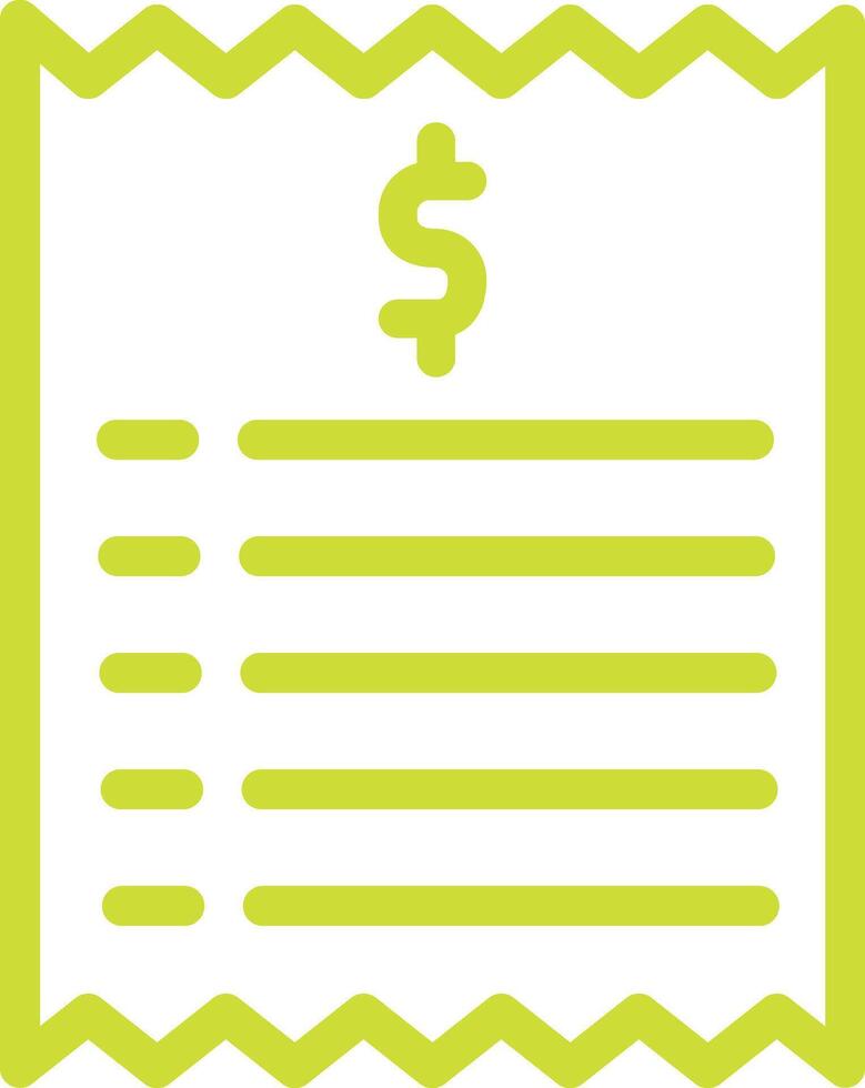 Invoice Icon Design Illustration vector