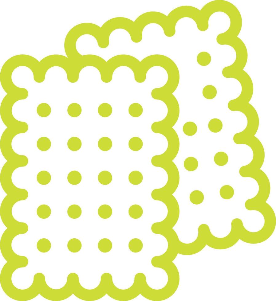 Biscuit Icon Design Illustration vector