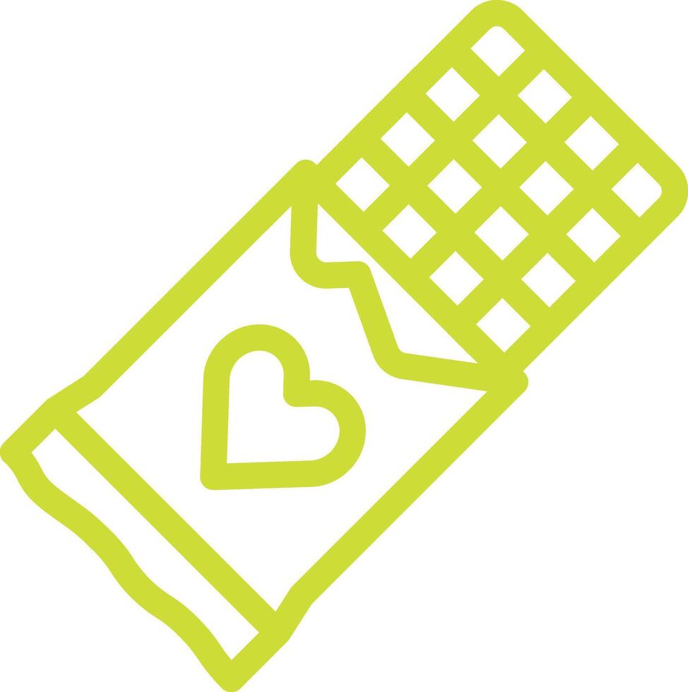 Chocolate Bar Icon Design Illustration vector