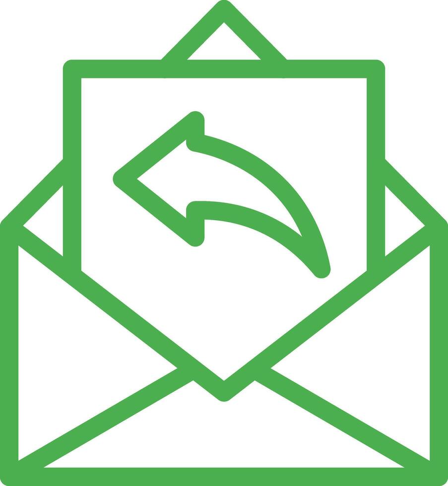 Reply Icon Design Illustration vector