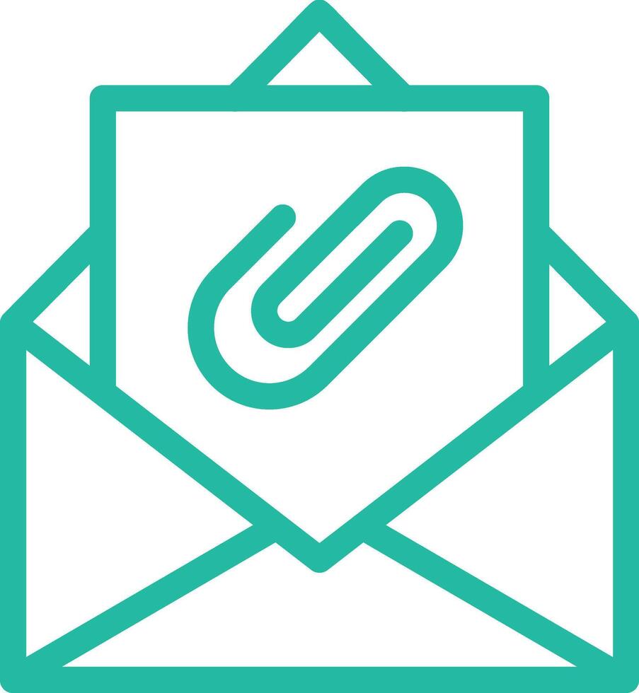 Attached Icon Design Illustration vector