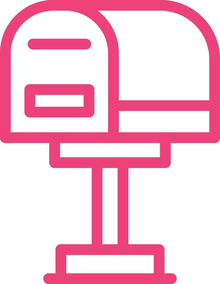 Mail Box Icon Design Illustration vector