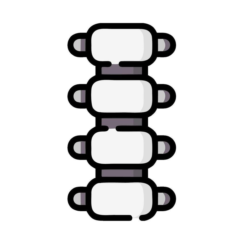 A stack of pipes on a white background vector