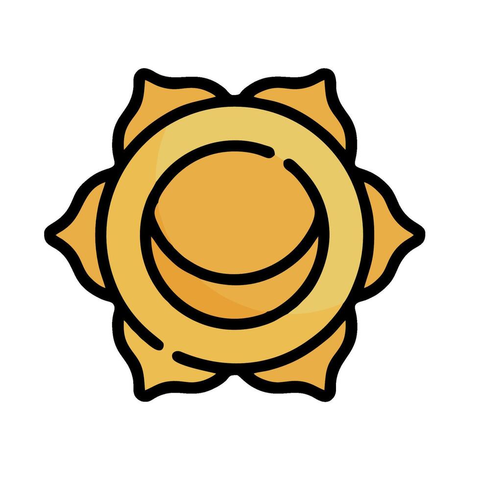 a yellow sun with a smiley face on it vector