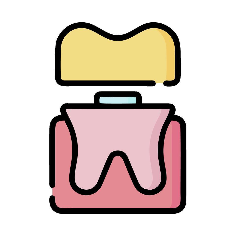 A toothbrush with a toothpaste tube on top vector
