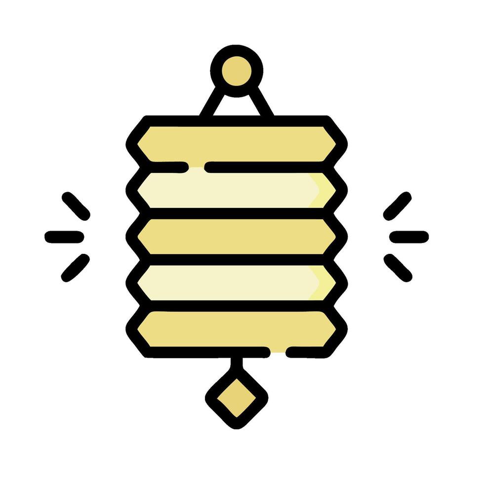 A chinese lantern icon on a white background vector