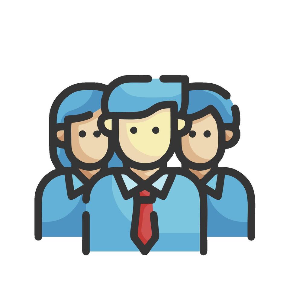 Business people icon, team, team leader, team leader, team leader, team leader, team vector