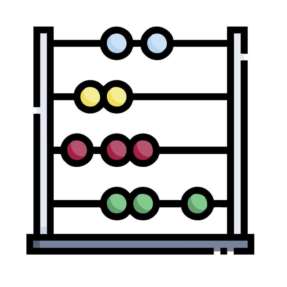 Abacus icon illustration vector