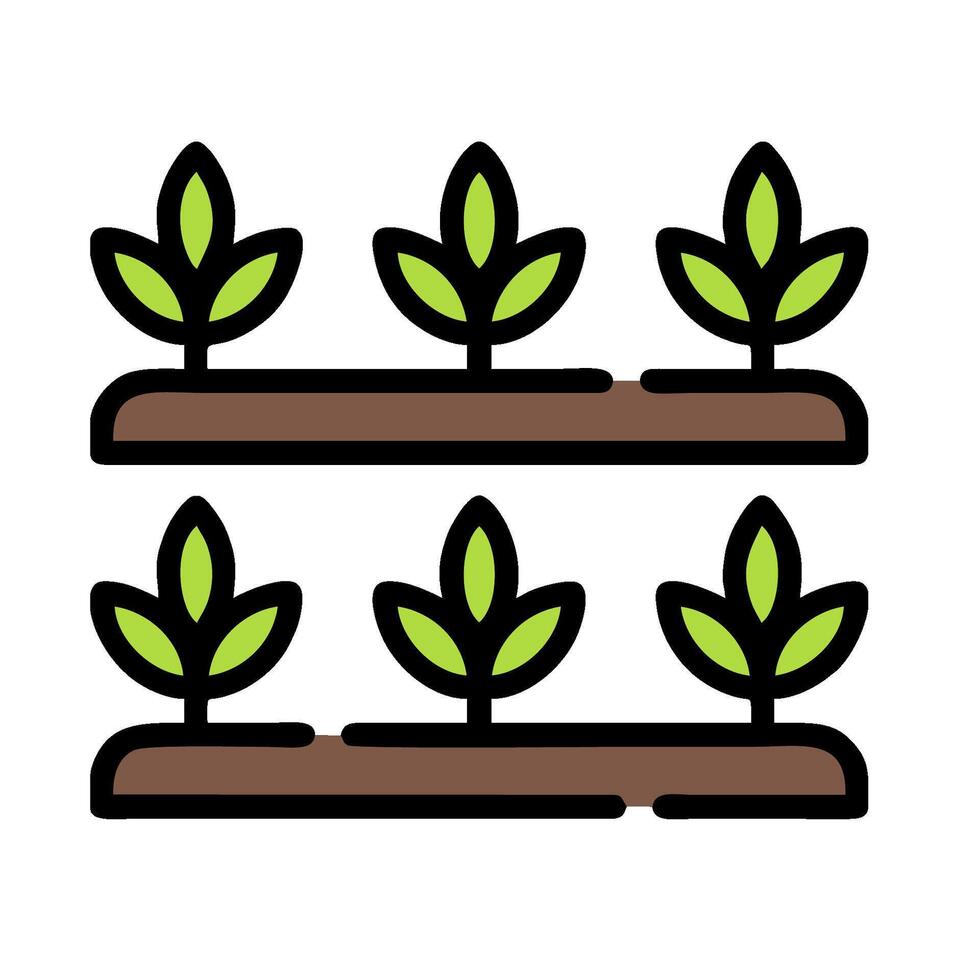 Planting icon, plant growth, illustration vector