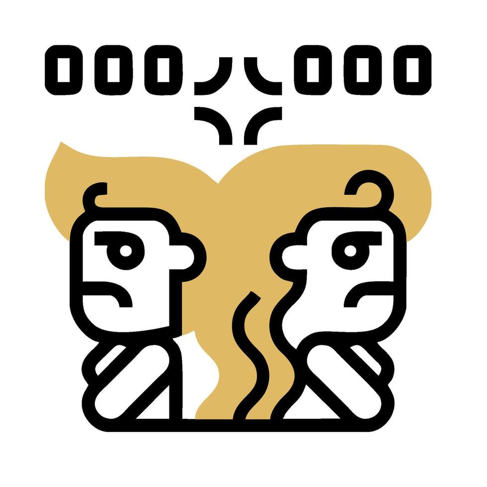 A man and woman are sitting in a chair with a sign that says you're not alone vector
