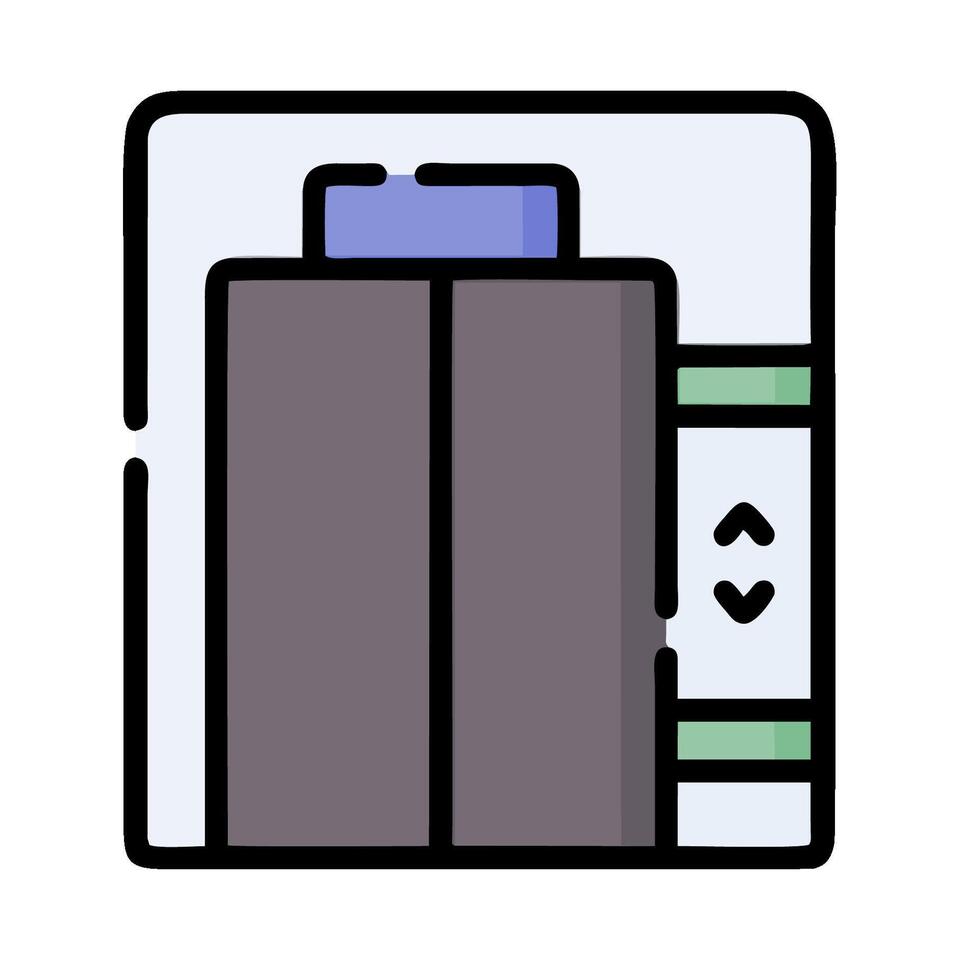 A flat icon of a refrigerator with a door open vector