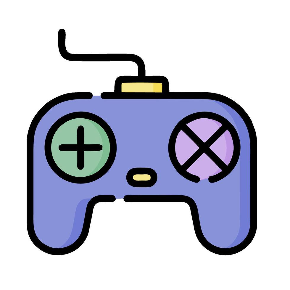 A game controller icon on a white background vector