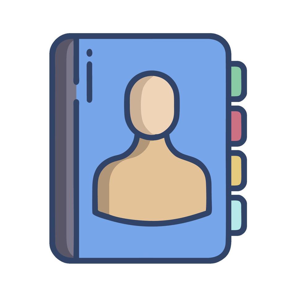 A person is sitting in a folder icon vector