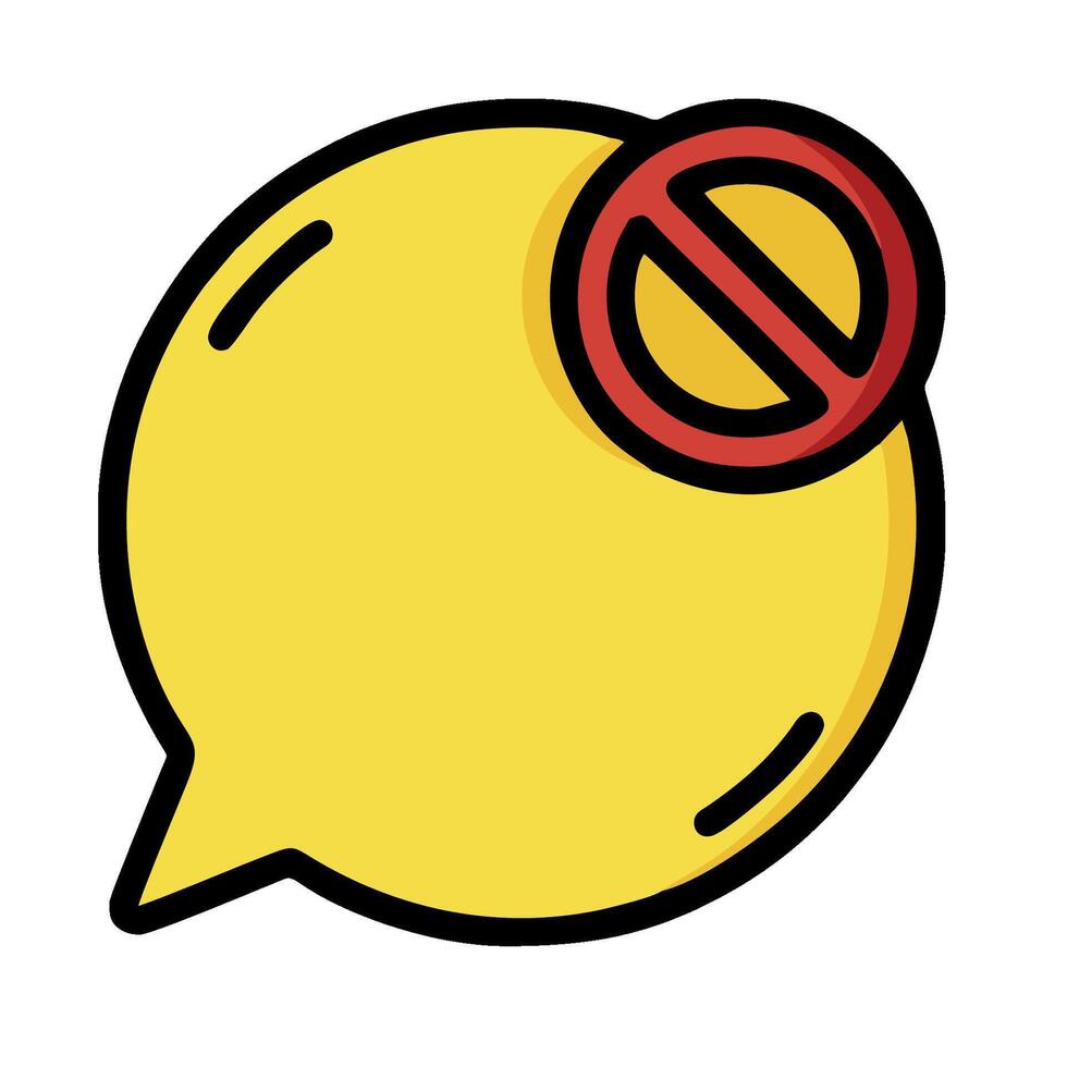 No chat sign icon, no chat sign, no chat sign, no chat sign, no chat vector