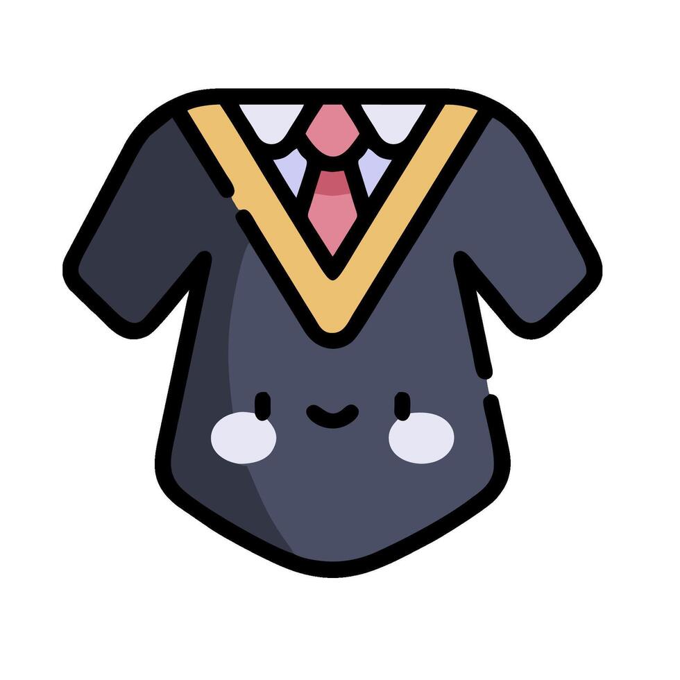 A cartoon character wearing a suit and tie vector