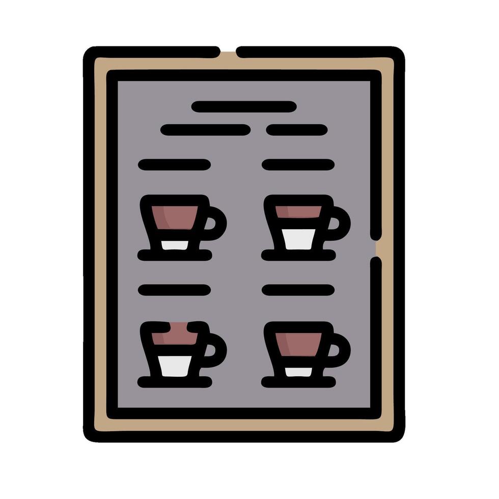 A coffee cup icon on a white background vector