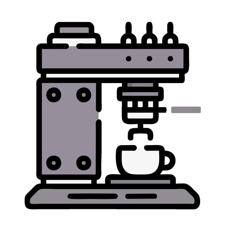 Coffee machine icon illustration vector