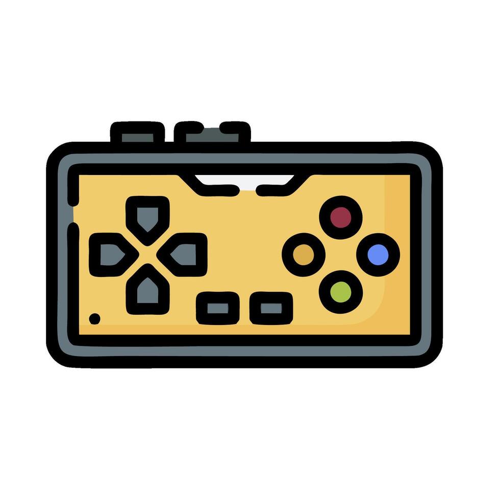 A game controller icon on a white background vector