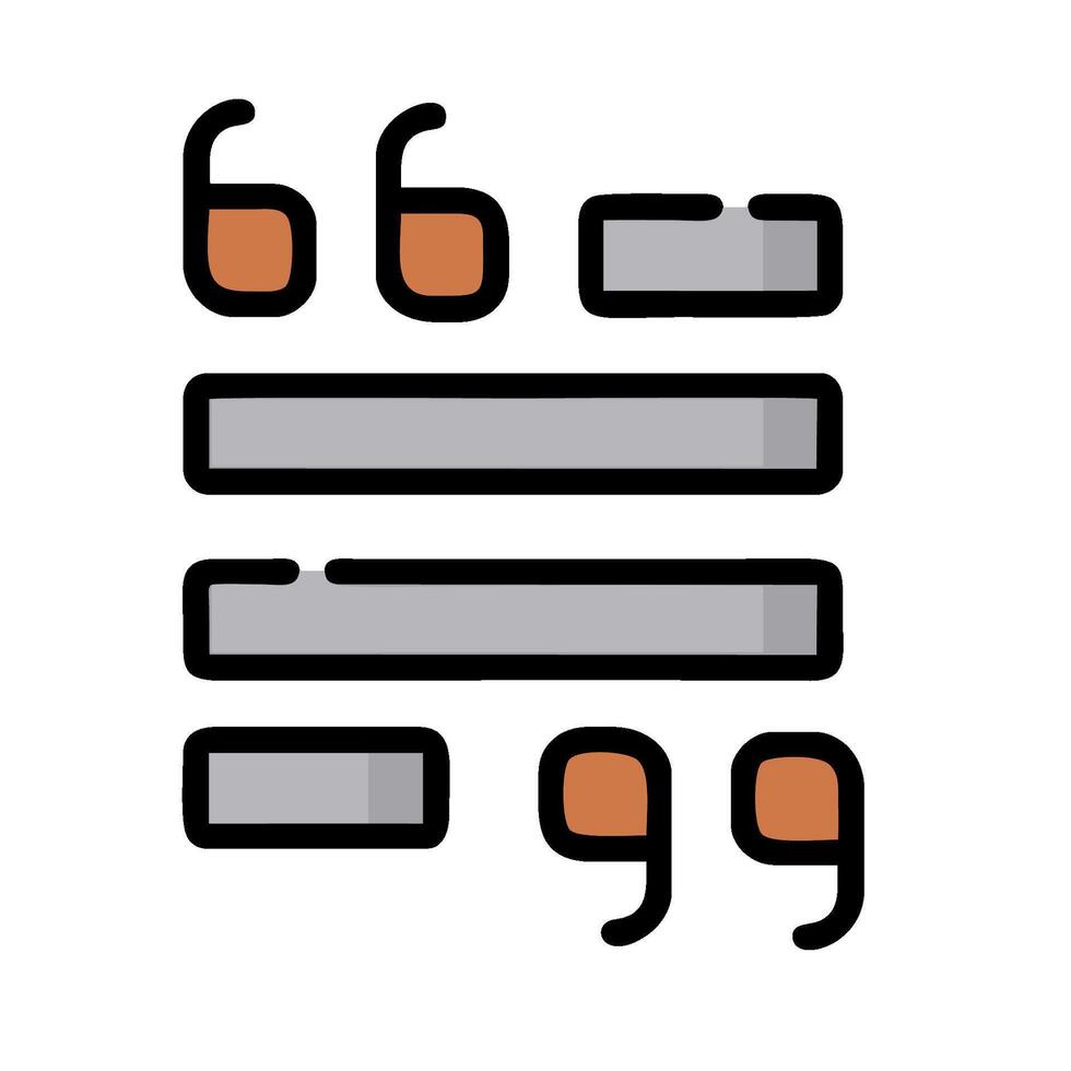 A line of text with a few different words vector