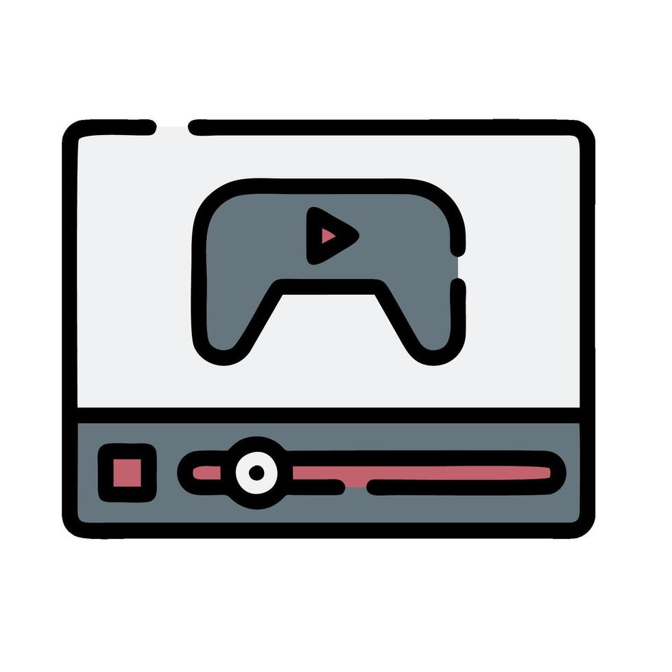 game controller icon illustration vector