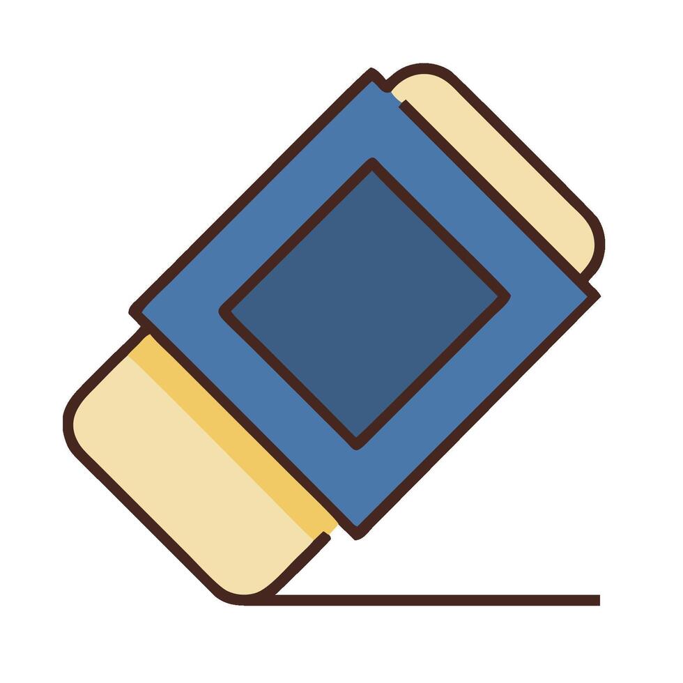 A blue and yellow bandage on a white background vector