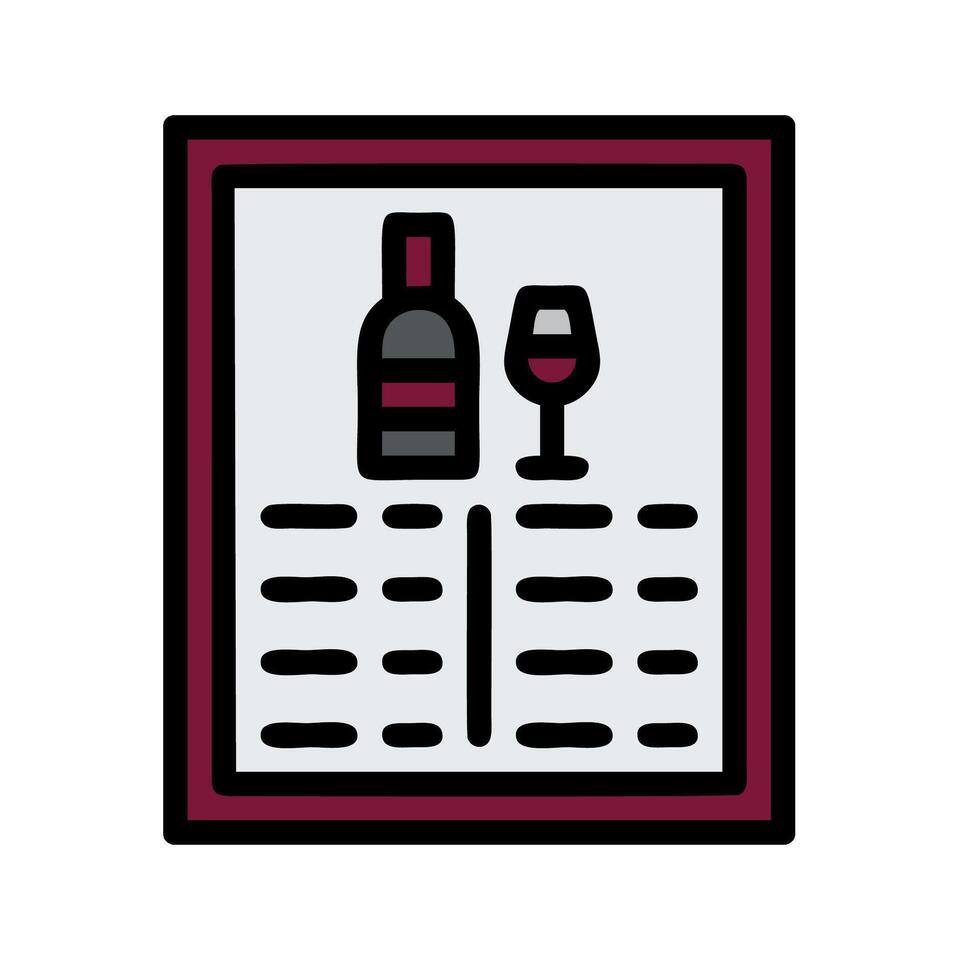 Wine bottle and glass icon on a white background vector