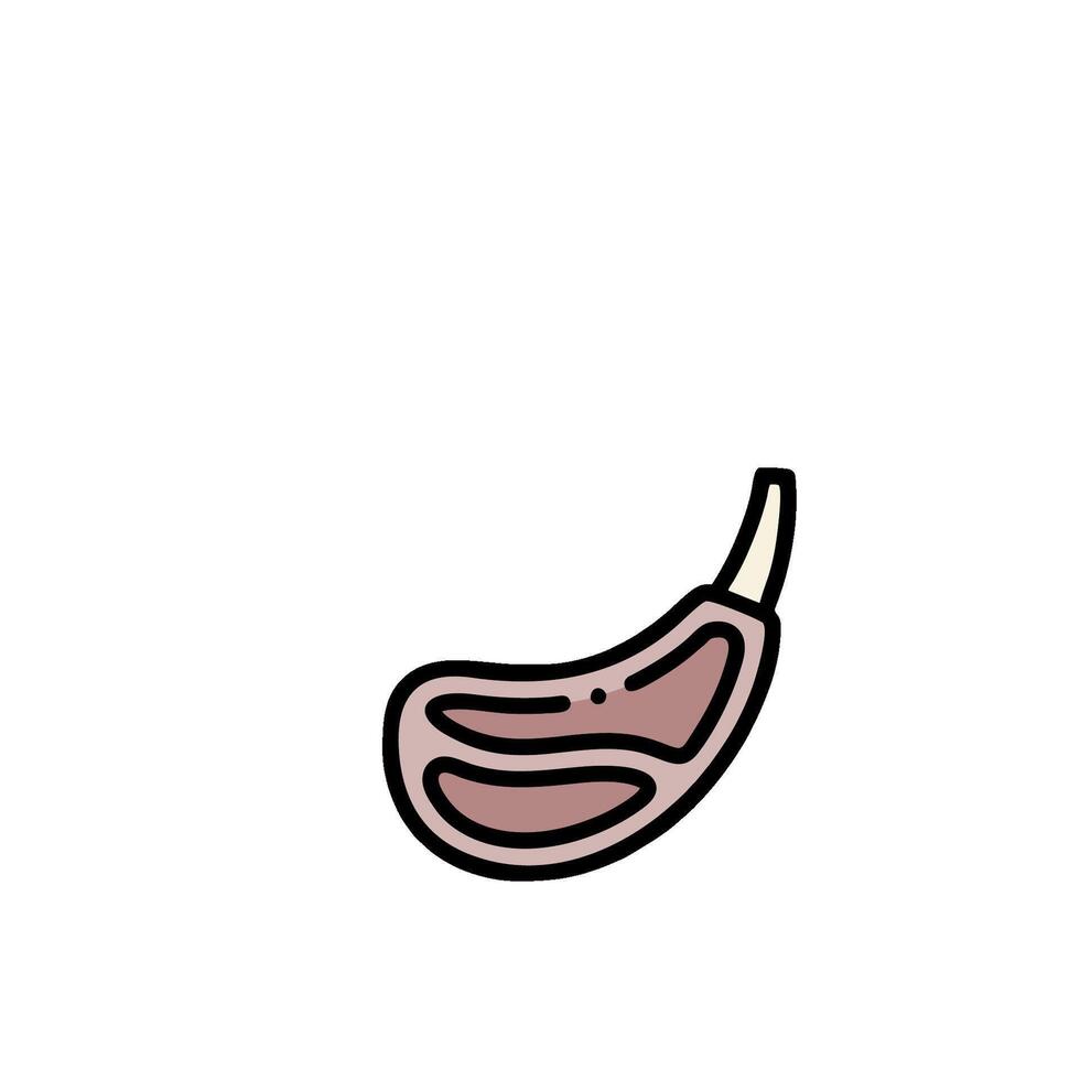 A cartoon of a hot dog on a white background vector
