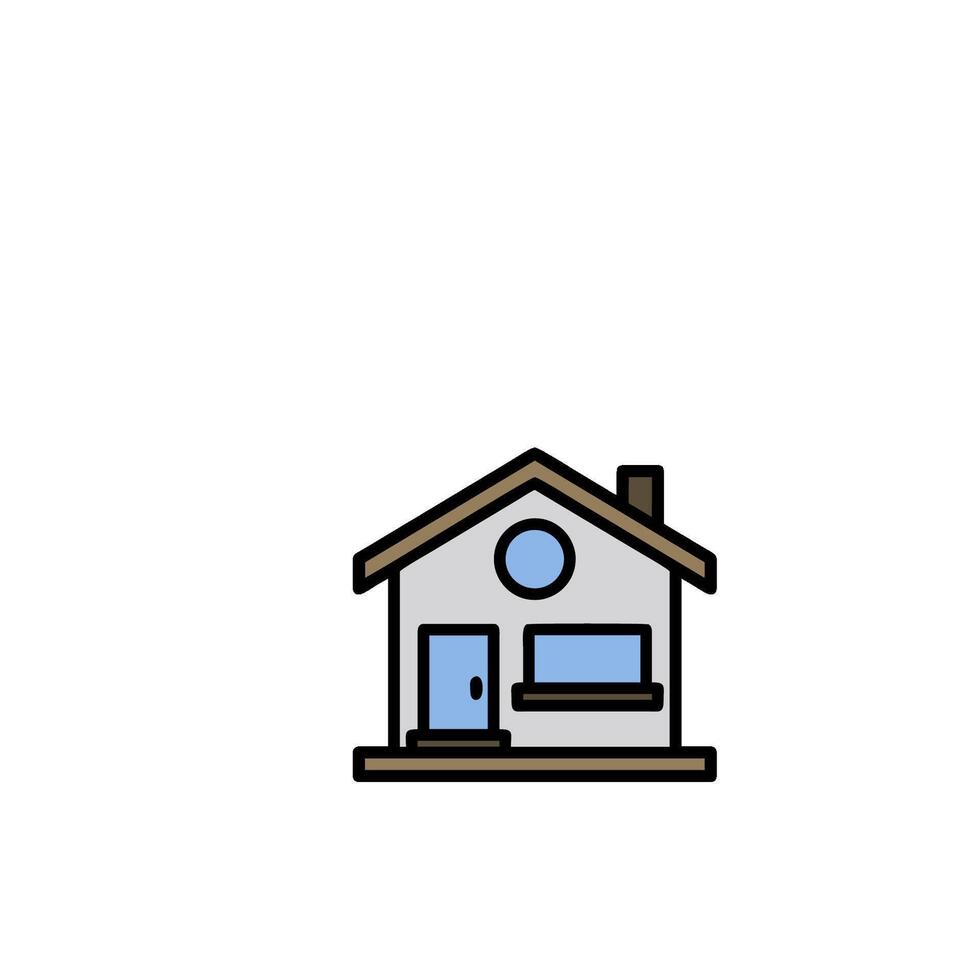 A house icon on a white background vector