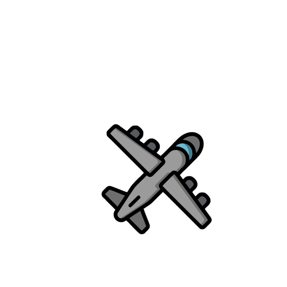 Airplane icon illustration vector