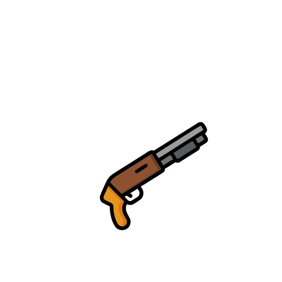 A gun icon on a white background vector